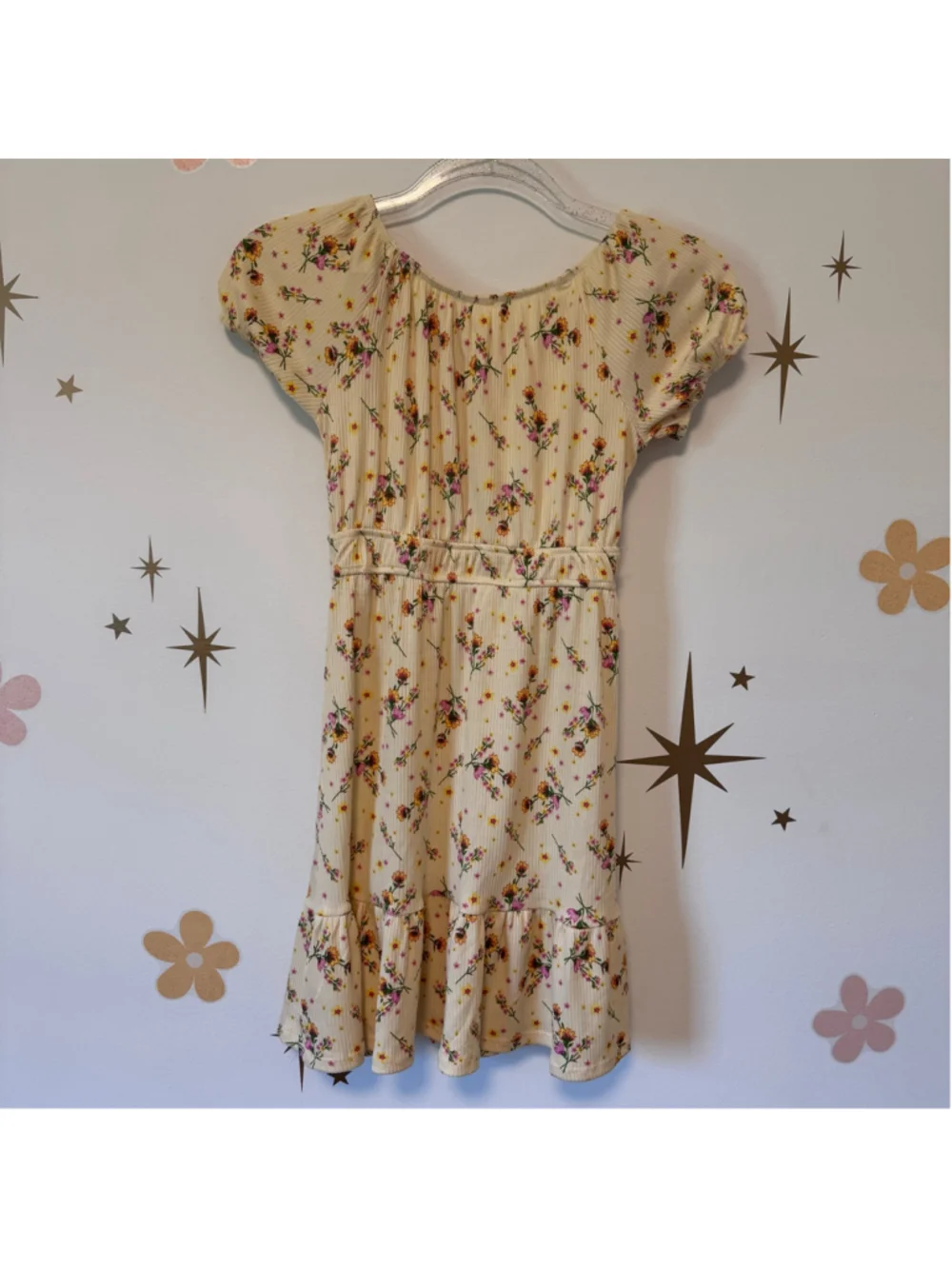Girls Heart and Arrow Floral Dress